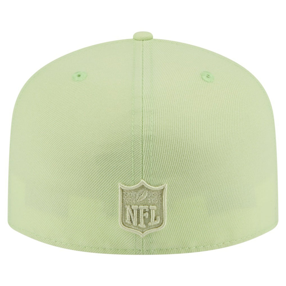 Miami Dolphins New Era Color Pack A-Frame 59FIFTY Fitted Hat Light Green | NFL