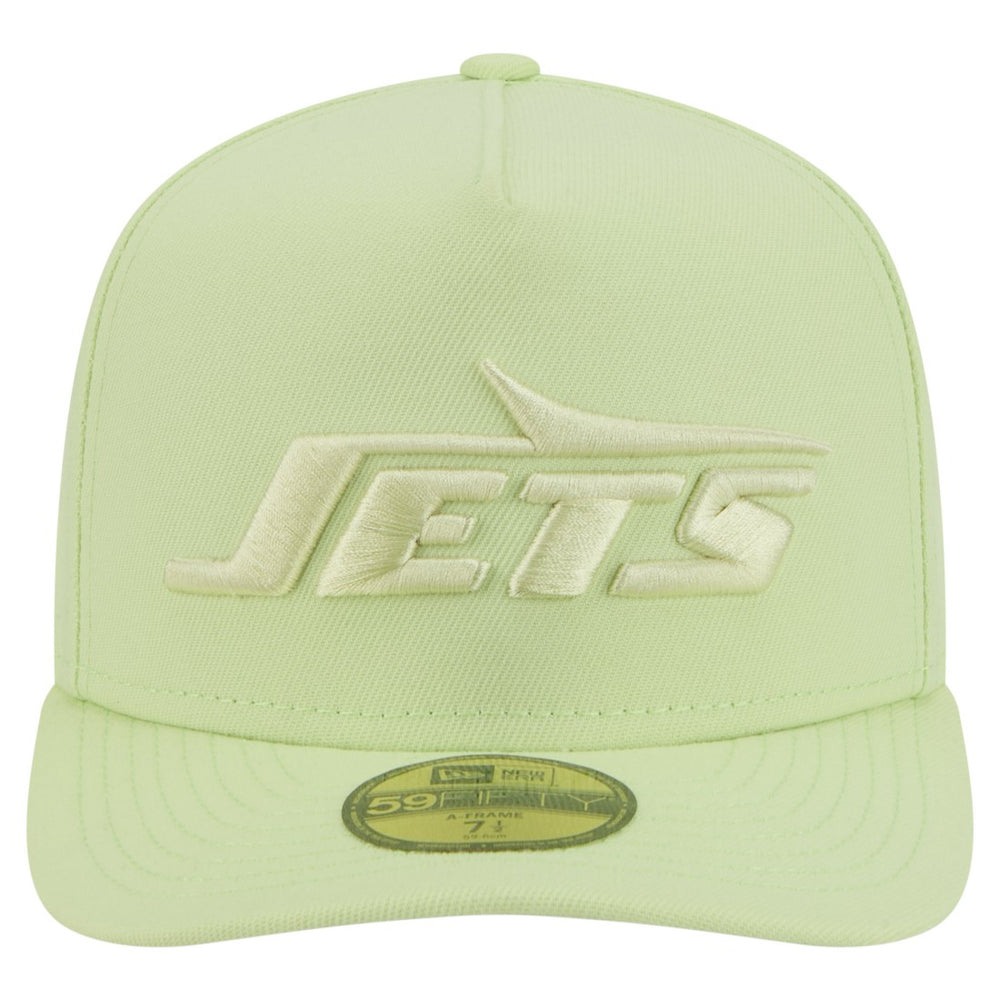 New York Jets New Era Color Pack A-Frame 59FIFTY Fitted Hat Green | NFL