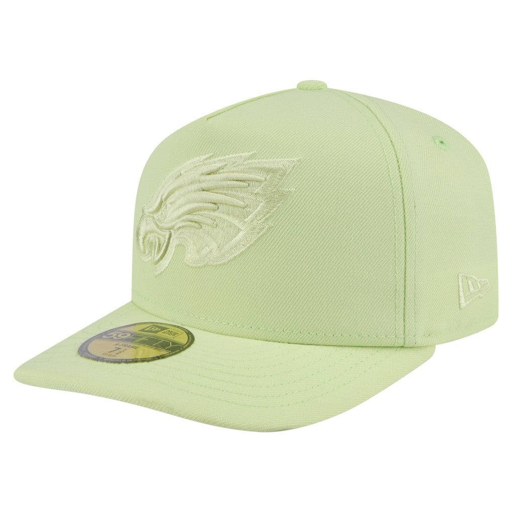 Philadelphia Eagles New Era Color Pack A-Frame 59FIFTY Fitted Hat Green | NFL
