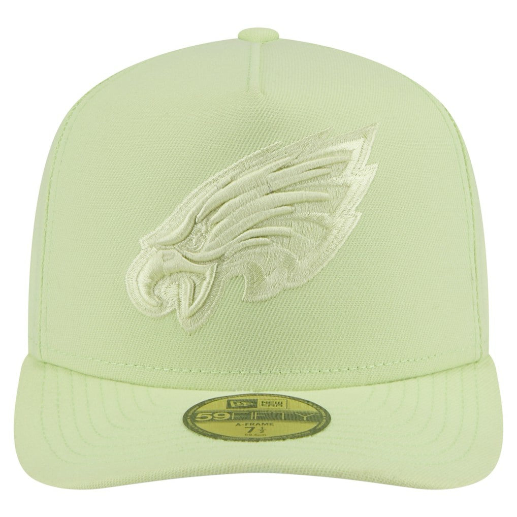 Philadelphia Eagles New Era Color Pack A-Frame 59FIFTY Fitted Hat Green | NFL