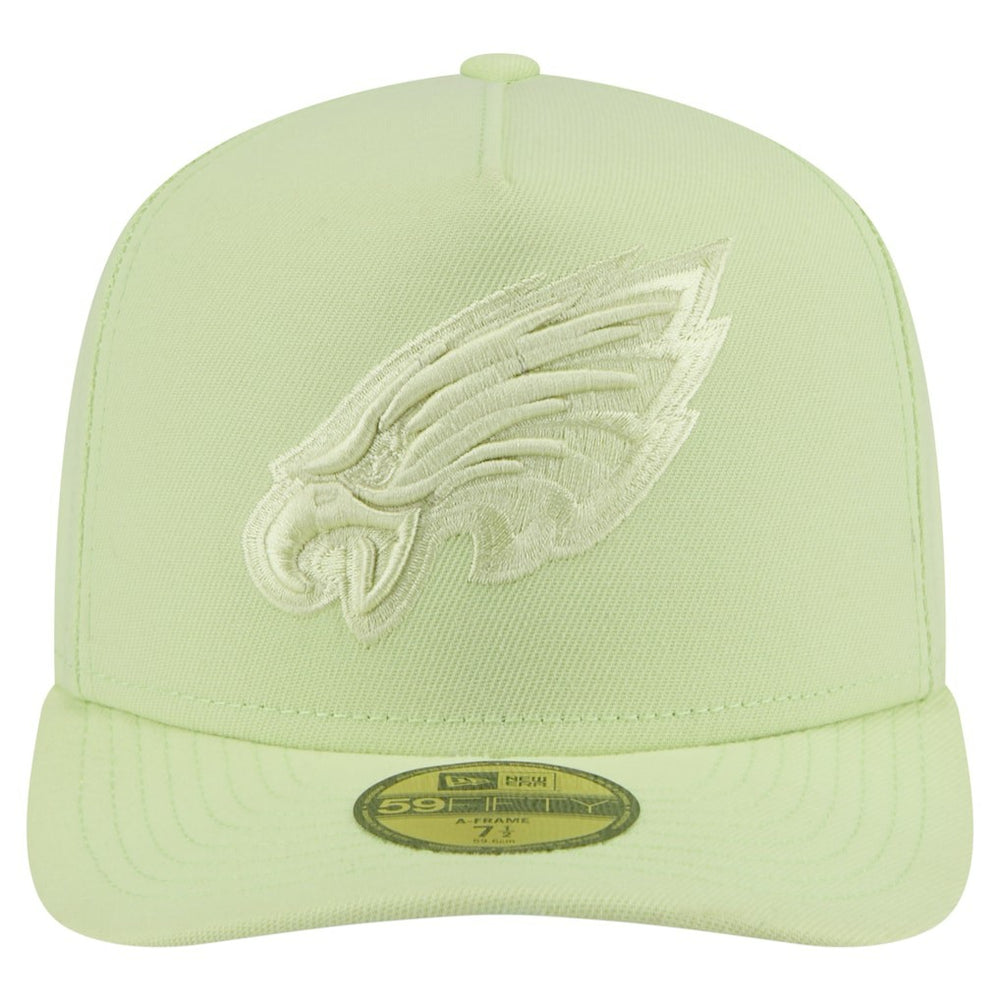Philadelphia Eagles New Era Color Pack A-Frame 59FIFTY Fitted Hat Green | NFL