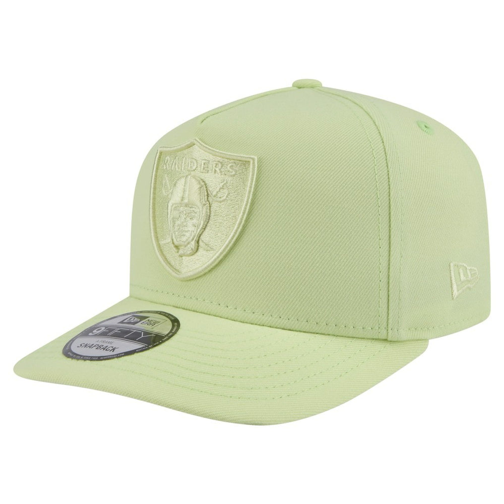 Las Vegas Raiders New Era Color Pack 9FIFTY Snapback Hat Light Green | NFL