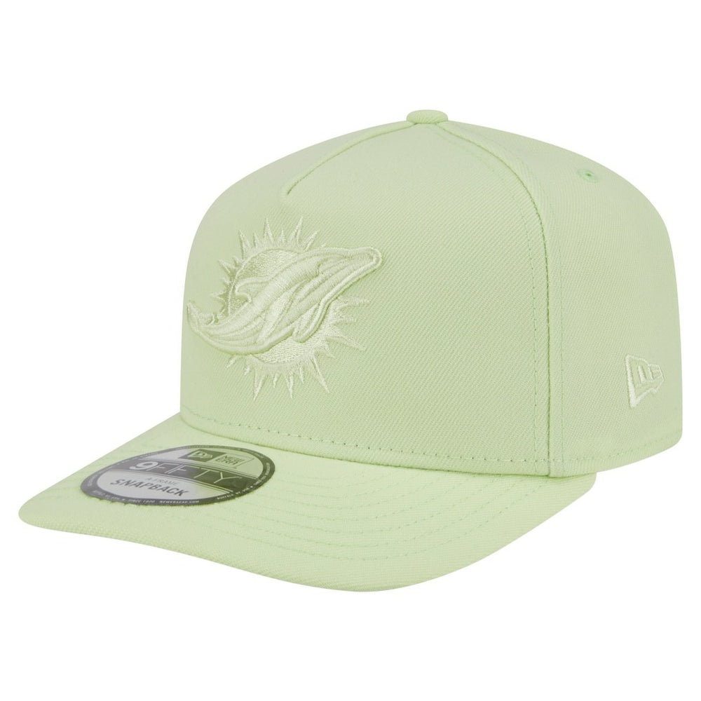 Miami Dolphins New Era Color Pack 9FIFTY Snapback Hat Light Green | NFL