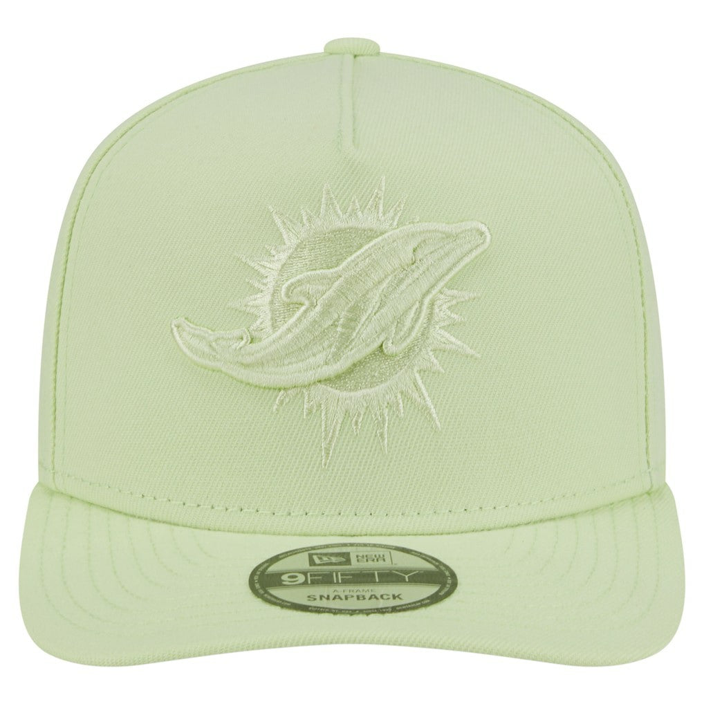 Miami Dolphins New Era Color Pack 9FIFTY Snapback Hat Light Green | NFL