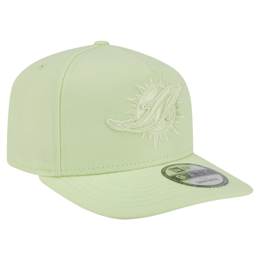 Miami Dolphins New Era Color Pack 9FIFTY Snapback Hat Light Green | NFL