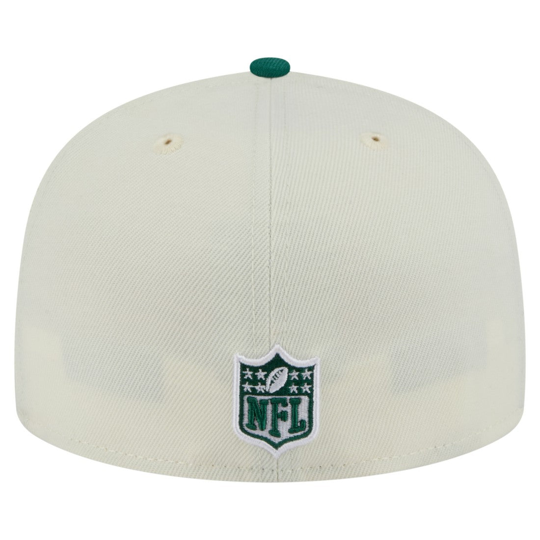New York Jets New Era Main 59FIFTY Fitted Hat Cream/Green | NFL