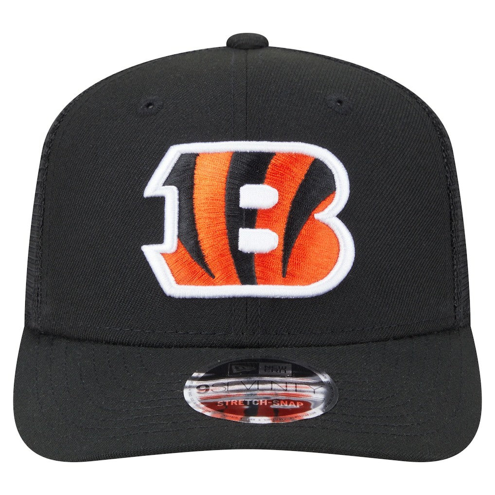 Cincinnati Bengals New Era Main Trucker 9SEVENTY Stretch-Snap Hat Black | NFL