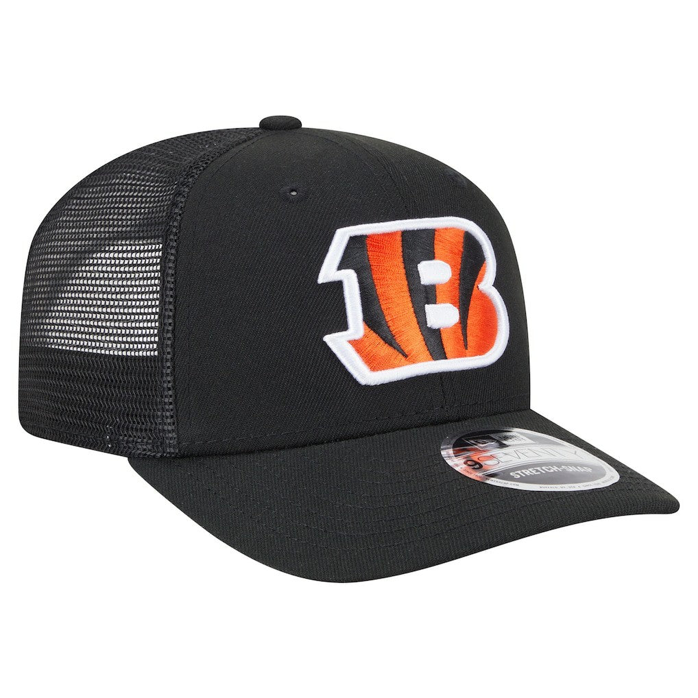 Cincinnati Bengals New Era Main Trucker 9SEVENTY Stretch-Snap Hat Black | NFL