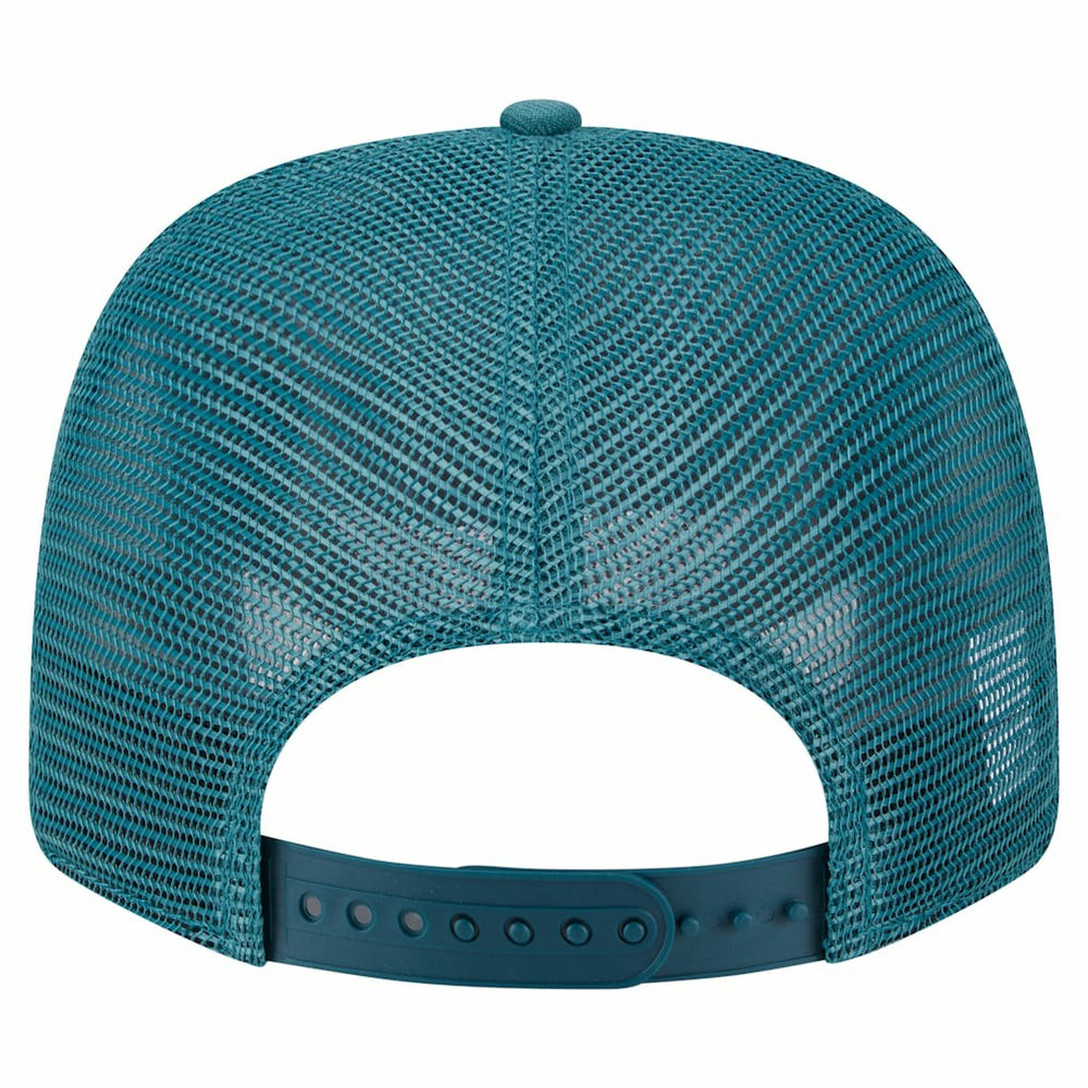 Philadelphia Eagles New Era Main Trucker 9SEVENTY Stretch-Snap Hat Midnight Green | NFL