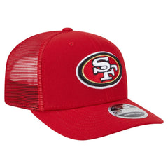 San Francisco 49ers New Era Main Trucker 9SEVENTY Stretch-Snap Hat Scarlet | NFL
