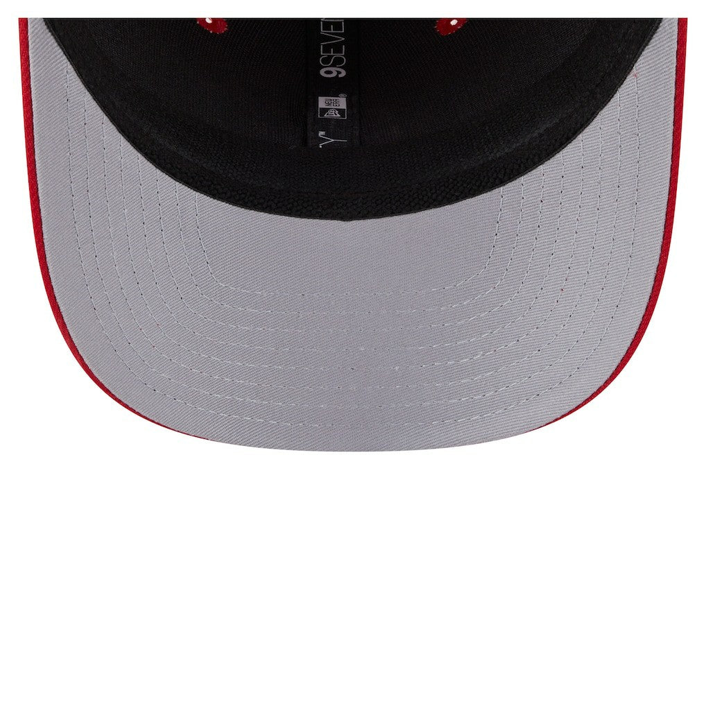 San Francisco 49ers New Era Main Trucker 9SEVENTY Stretch-Snap Hat Scarlet | NFL