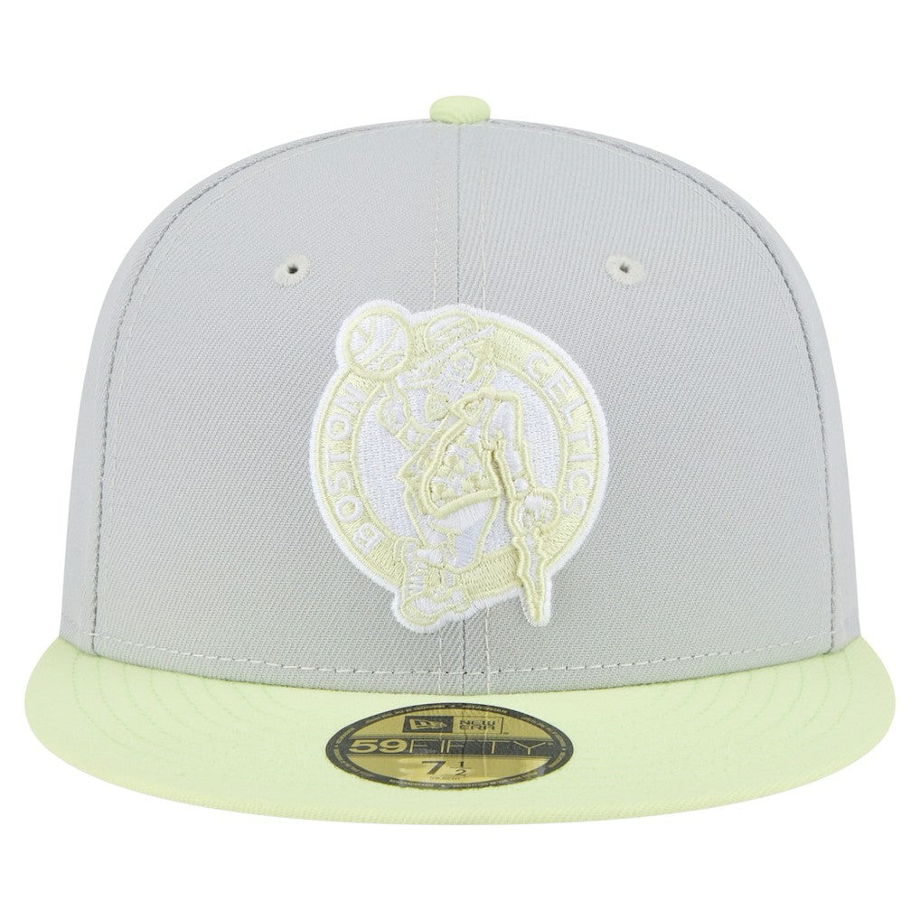 Boston Celtics Color Pack 2-Tone 59FIFTY Fitted Hat Gray/Green - NBA