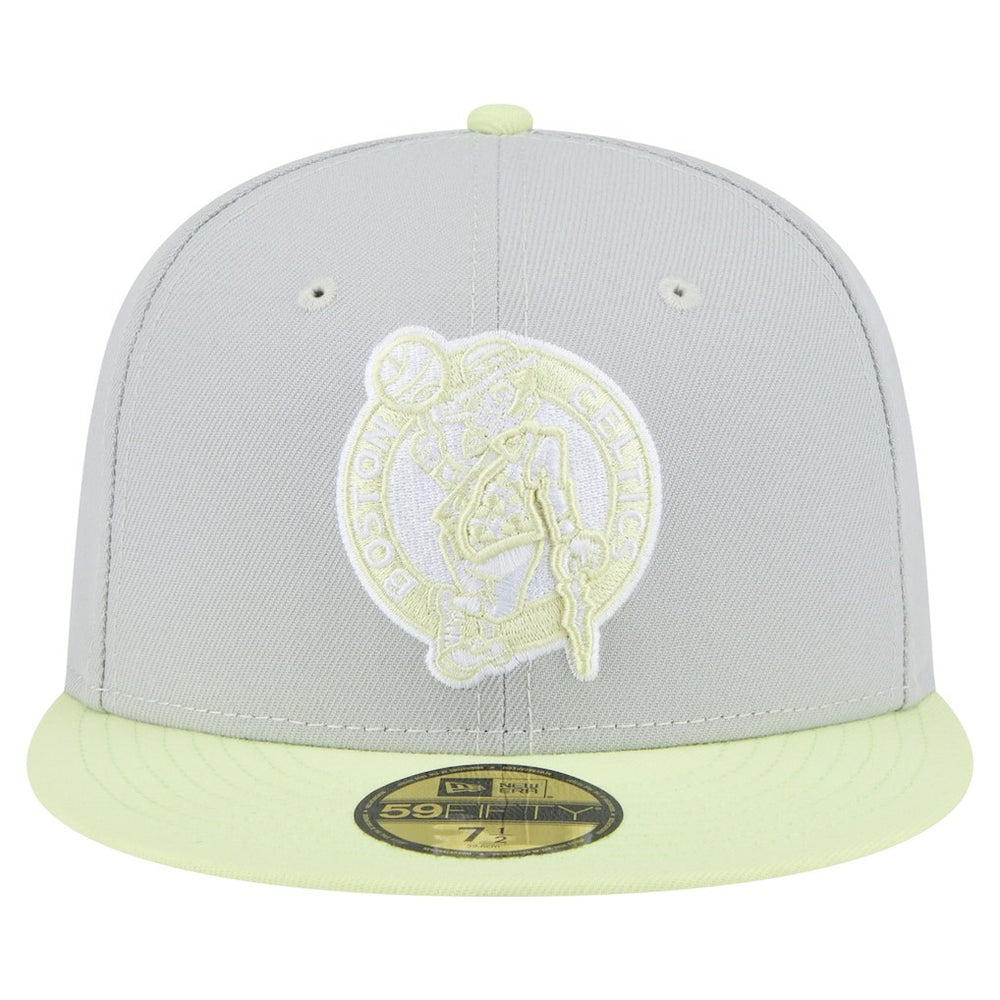Boston Celtics Color Pack 2-Tone 59FIFTY Fitted Hat Gray/Green - NBA