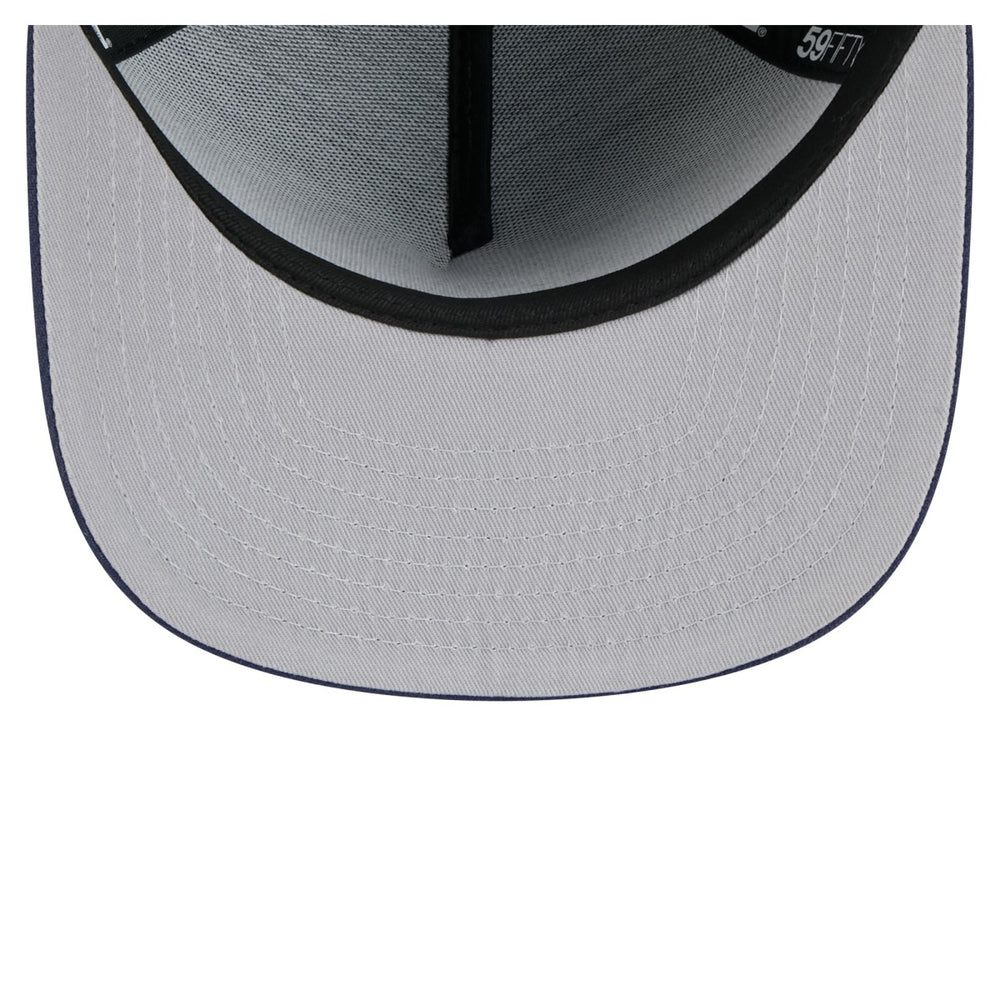 Milwaukee Bucks Colorpack A-Frame Pinch Front 59FIFTY Fitted Hat Navy - NBA