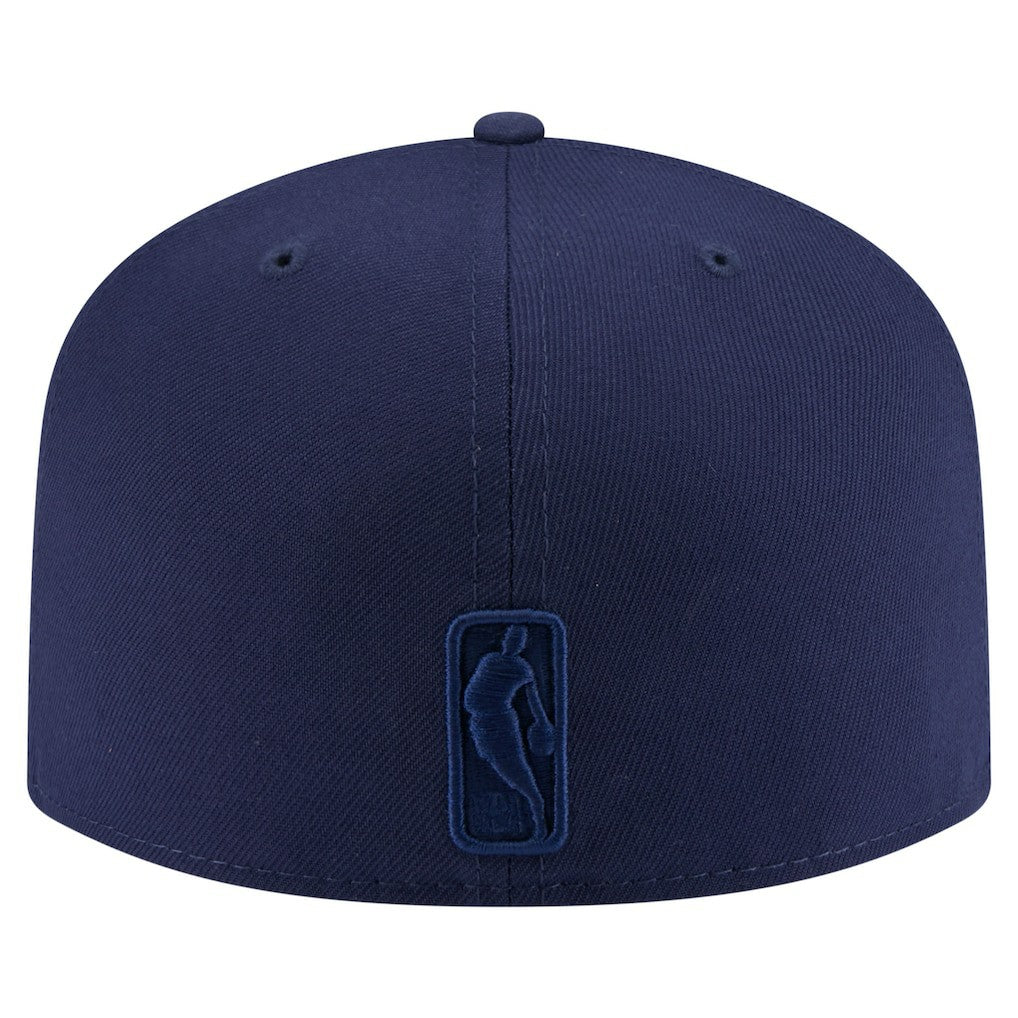 Philadelphia 76ers Colorpack A-Frame Pinch Front 59FIFTY Fitted Hat Navy - NBA