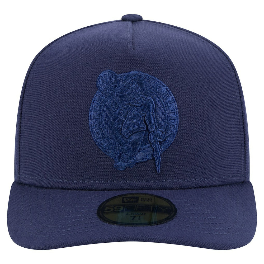 Boston Celtics Colorpack A-Frame Pinch Front 59FIFTY Fitted Hat Navy - NBA