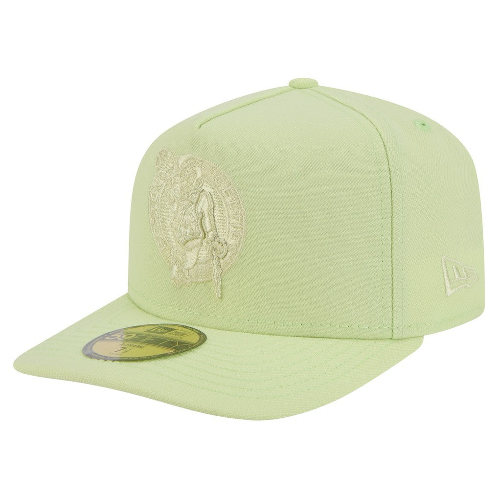 Boston Celtics Colorpack A-Frame Pinch Front 59FIFTY Fitted Hat Green - NBA
