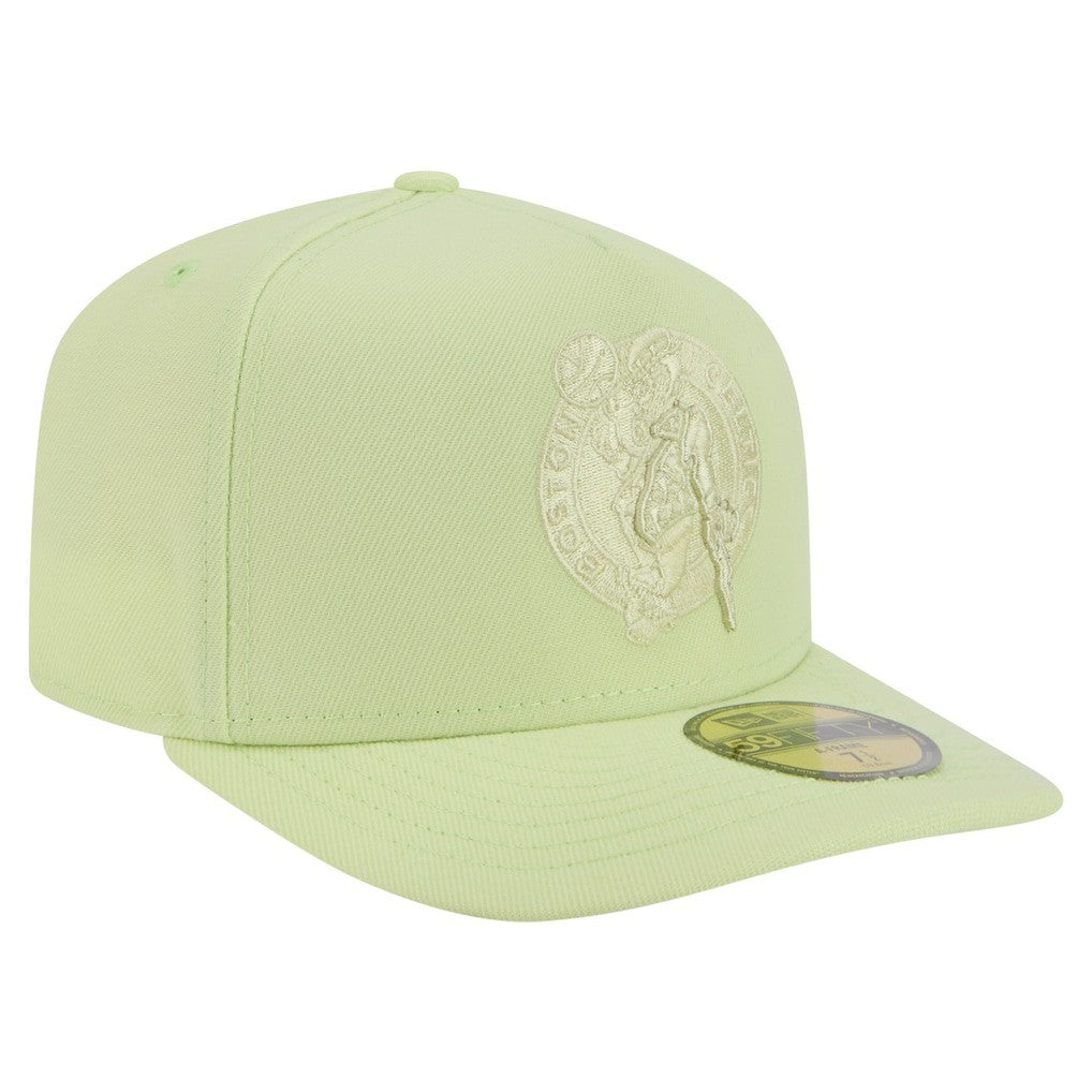 Boston Celtics Colorpack A-Frame Pinch Front 59FIFTY Fitted Hat Green - NBA