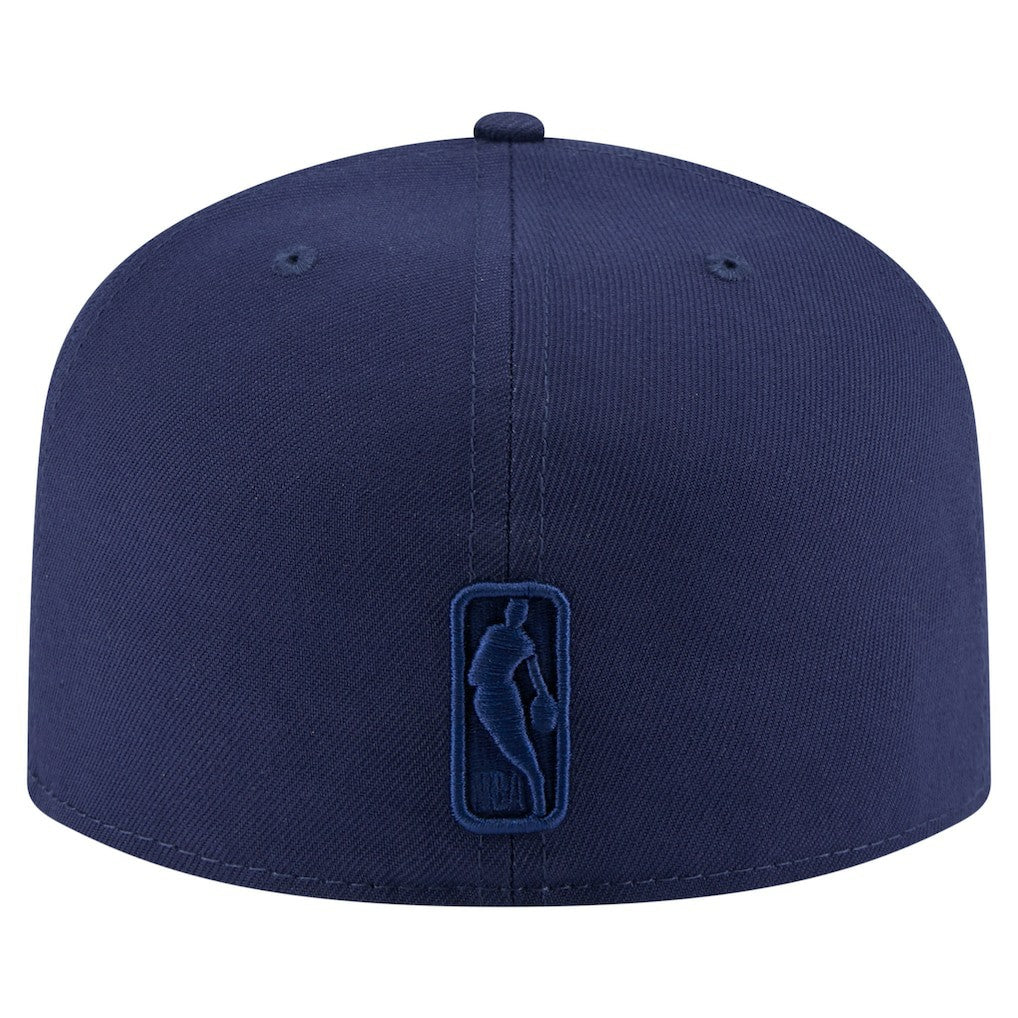 Dallas Mavericks Colorpack A-Frame Pinch Front 59FIFTY Fitted Hat Navy - NBA
