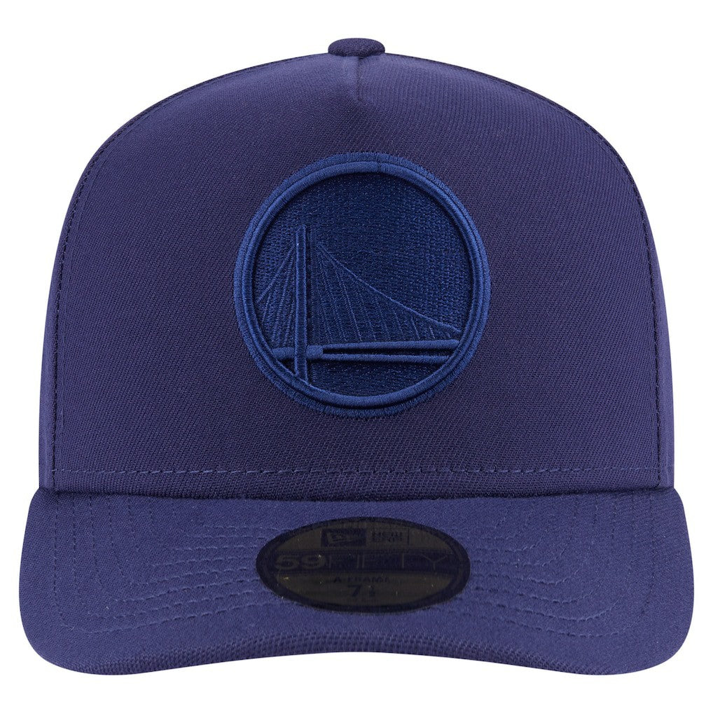 Golden State Warriors Colorpack A-Frame Pinch Front 59FIFTY Fitted Hat Navy - NBA