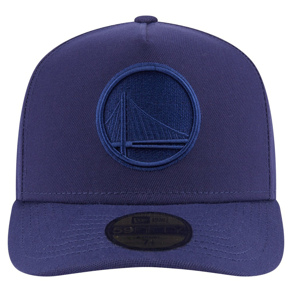 Golden State Warriors Colorpack A-Frame Pinch Front 59FIFTY Fitted Hat Navy - NBA