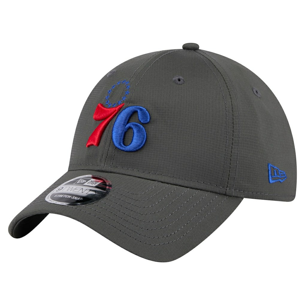 Philadelphia 76ers Active Ripstop 9TWENTY Adjustable Hat Charcoal - NBA