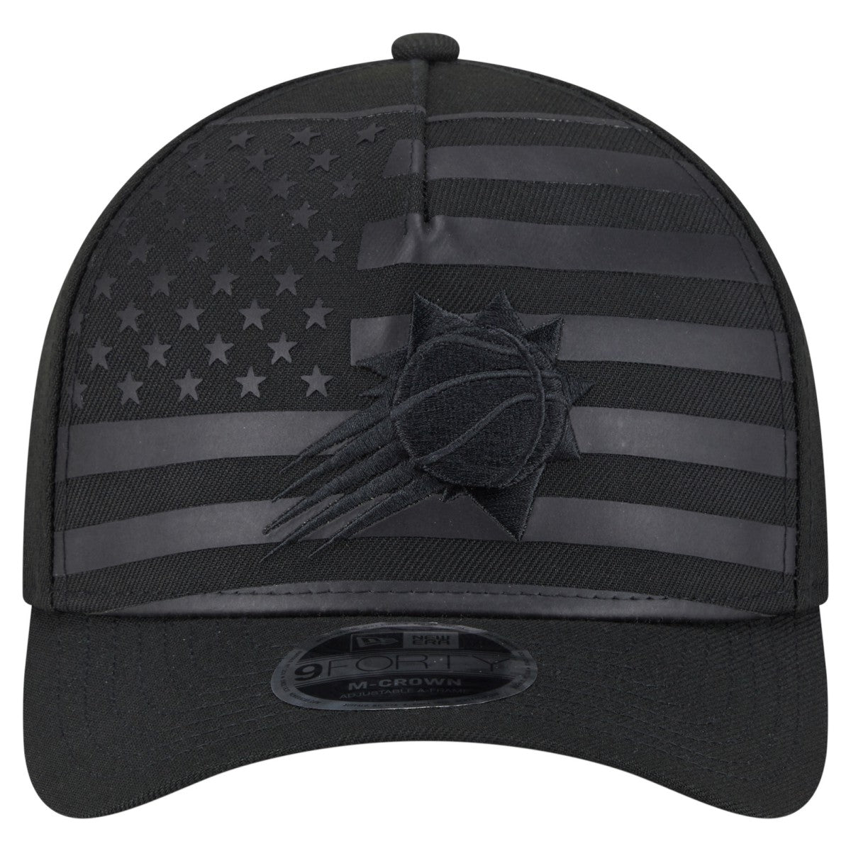 Phoenix Suns Game Day Flag A-Frame 9FORTY Adjustable Hat Black - NBA