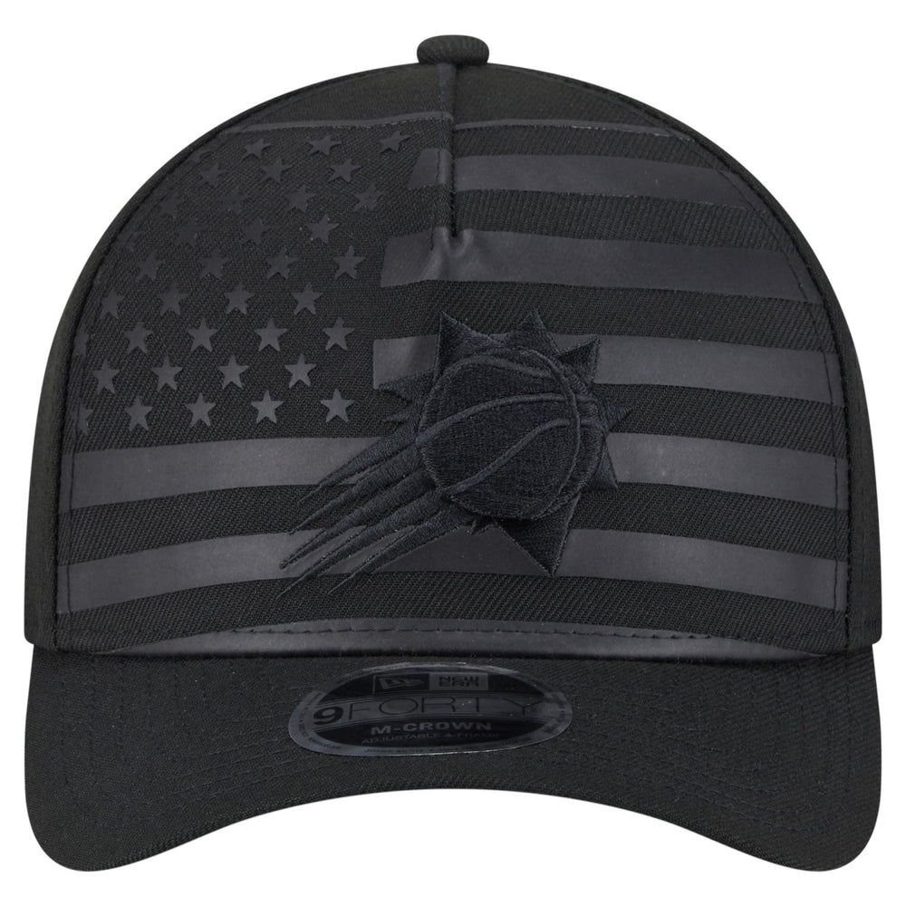 Phoenix Suns Game Day Flag A-Frame 9FORTY Adjustable Hat Black - NBA