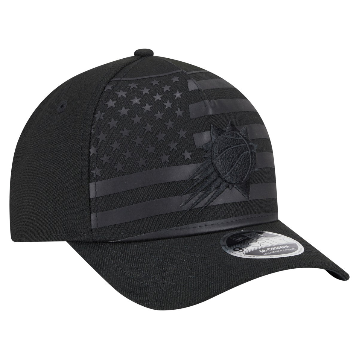 Phoenix Suns Game Day Flag A-Frame 9FORTY Adjustable Hat Black - NBA