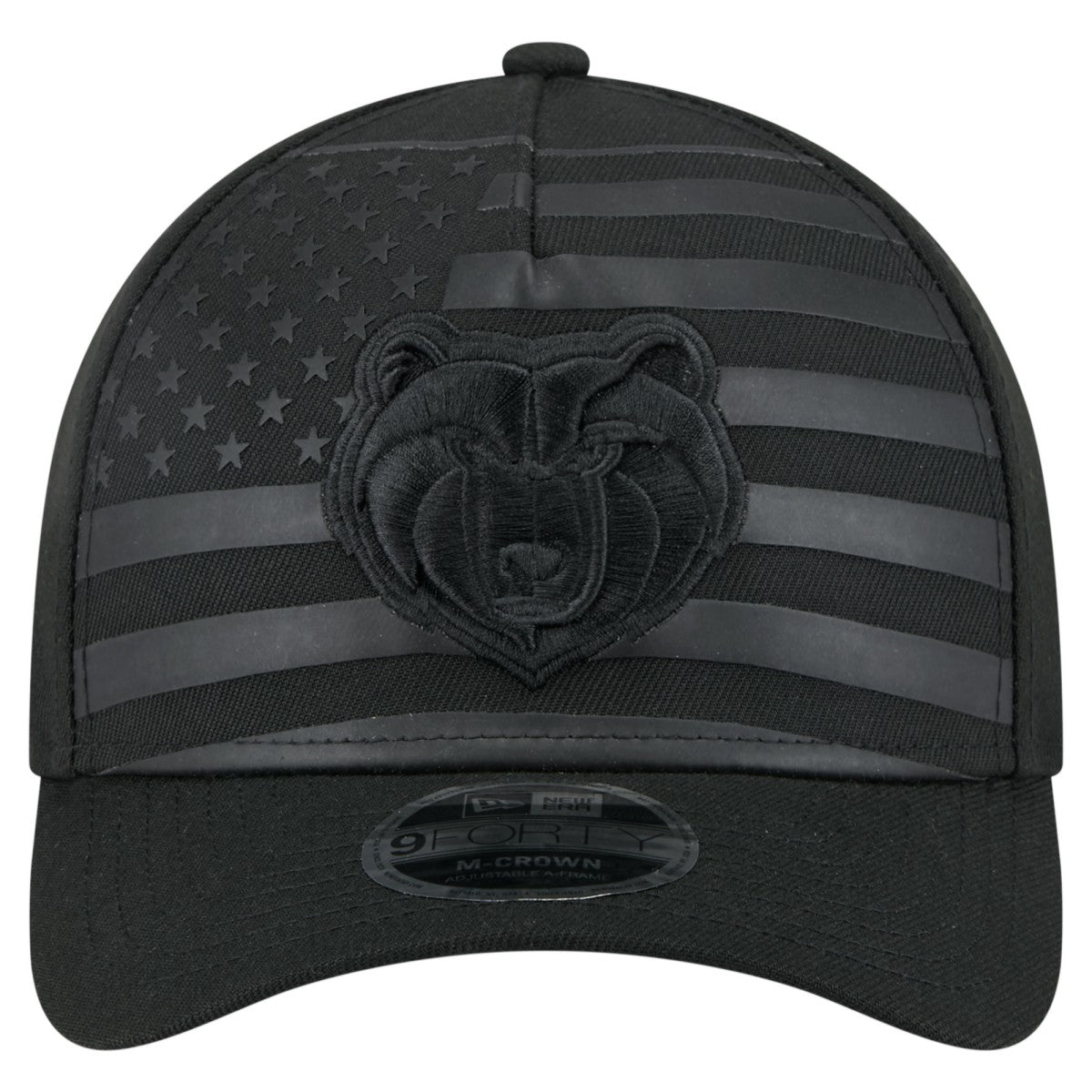 Memphis Grizzlies Game Day Flag A-Frame 9FORTY Adjustable Hat Black - NBA
