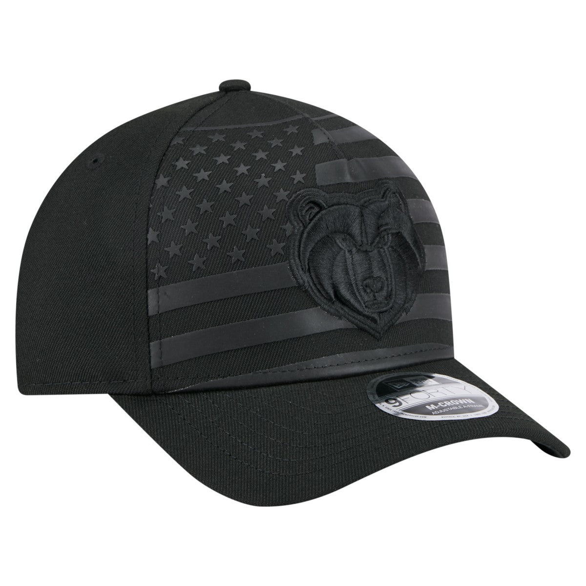 Memphis Grizzlies Game Day Flag A-Frame 9FORTY Adjustable Hat Black - NBA