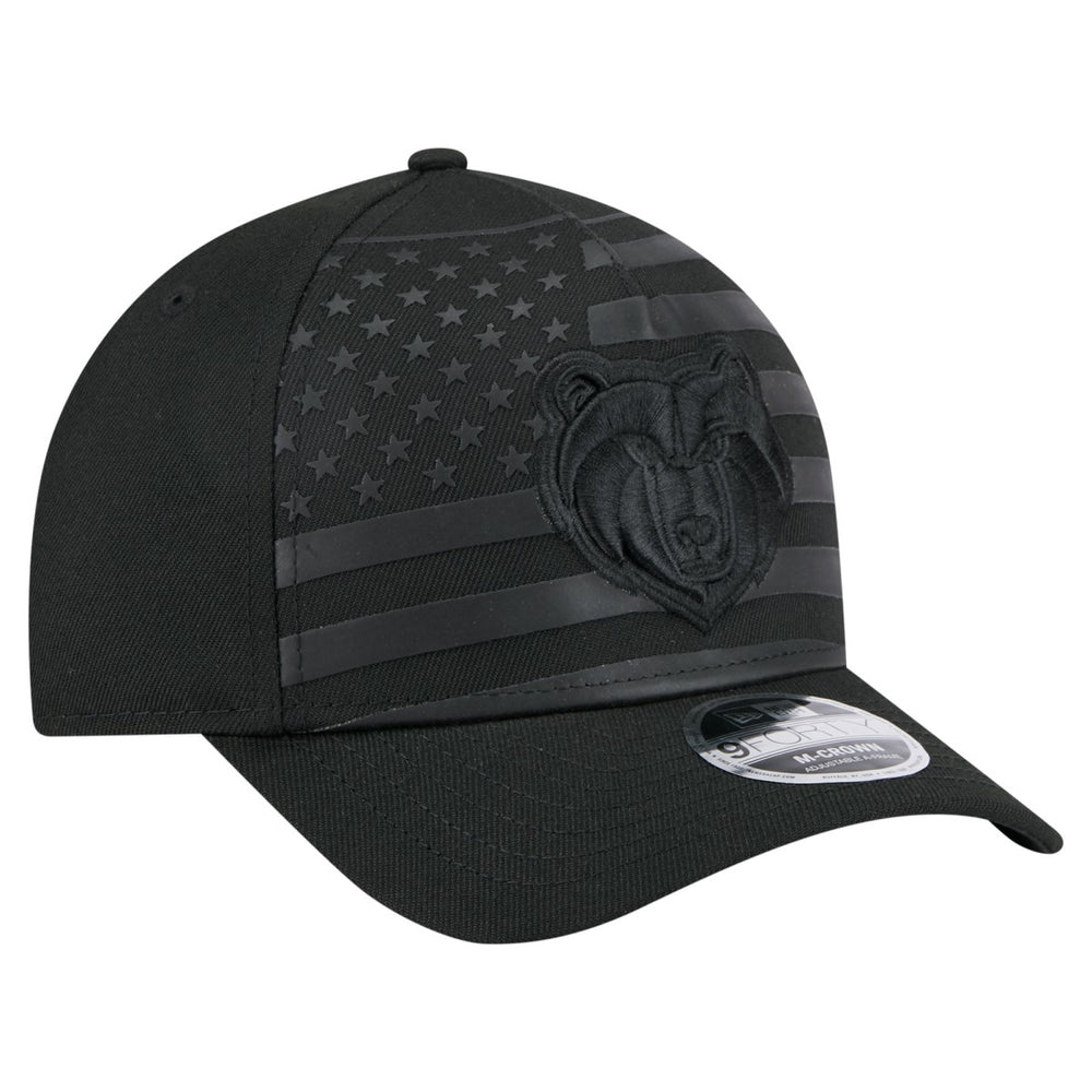 Memphis Grizzlies Game Day Flag A-Frame 9FORTY Adjustable Hat Black - NBA
