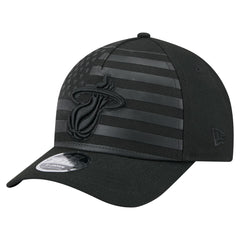 Miami Heat Game Day Flag A-Frame 9FORTY Adjustable Hat Black - NBA