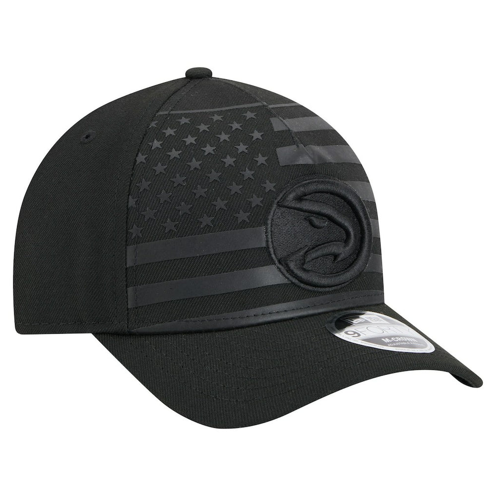 Atlanta Hawks Game Day Flag A-Frame 9FORTY Adjustable Hat Black - NBA