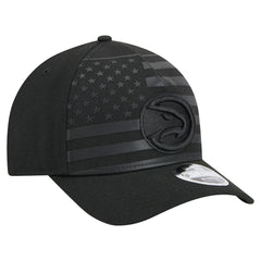 Atlanta Hawks Game Day Flag A-Frame 9FORTY Adjustable Hat Black - NBA