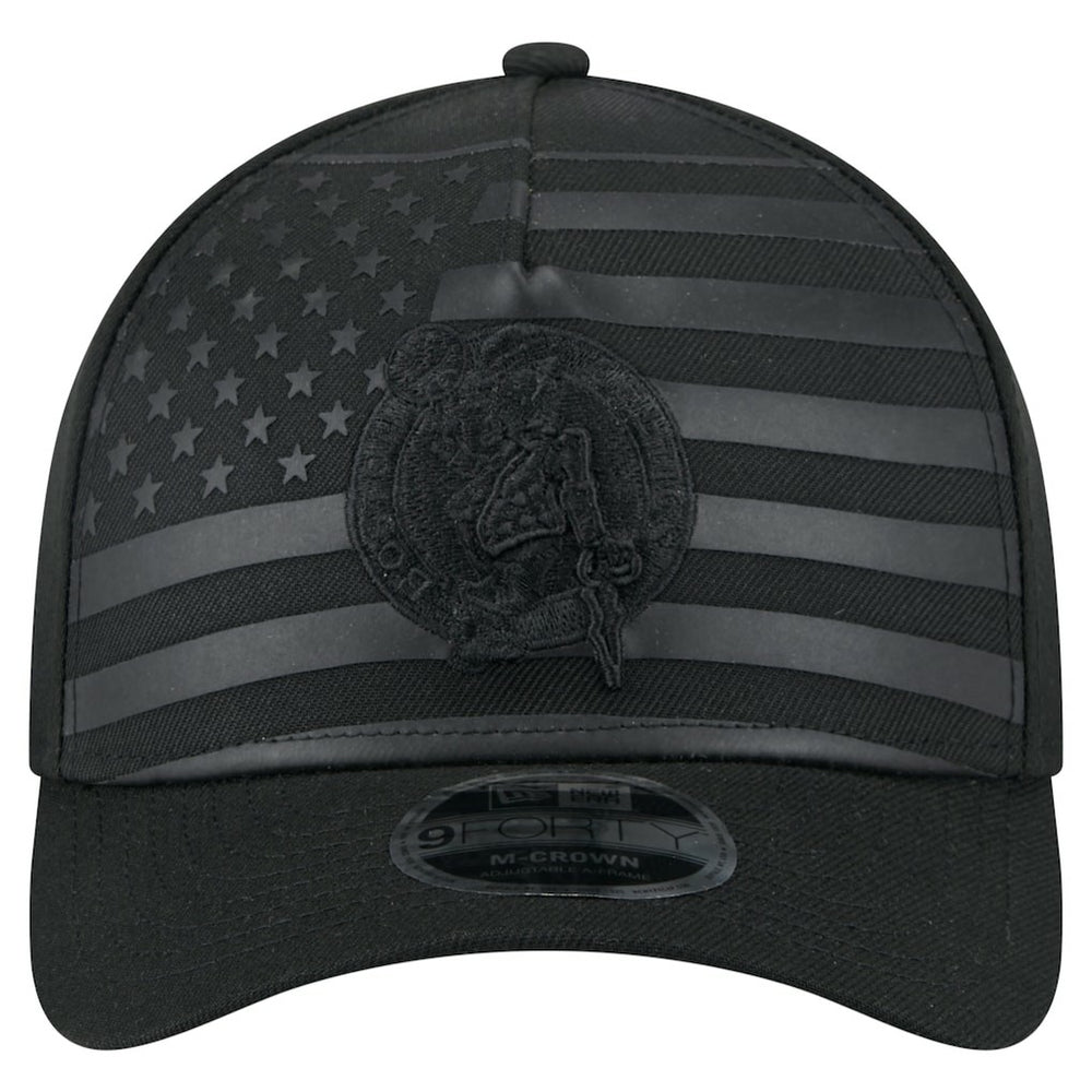 Boston Celtics Game Day Flag A-Frame 9FORTY Adjustable Hat Black - NBA