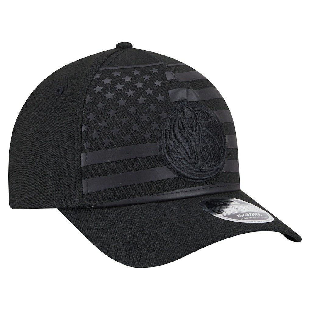 Dallas Mavericks Game Day Flag A-Frame 9FORTY Adjustable Hat Black - NBA