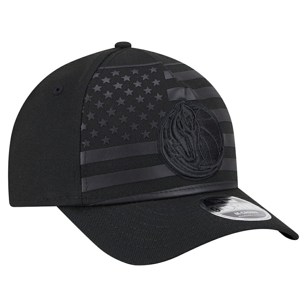 Dallas Mavericks Game Day Flag A-Frame 9FORTY Adjustable Hat Black - NBA