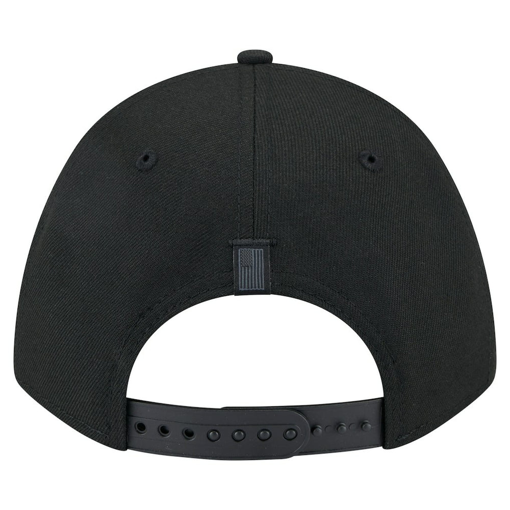 Chicago Bulls Game Day Flag A-Frame 9FORTY Adjustable Hat Black - NBA