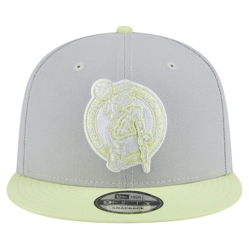 Boston Celtics Color Pack Two-Tone 9FIFTY Snapback Hat Gray/Light Green - NBA