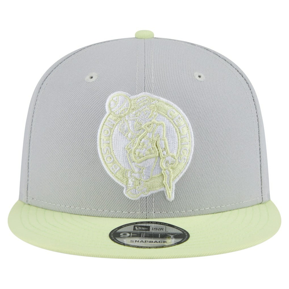 Boston Celtics Color Pack Two-Tone 9FIFTY Snapback Hat Gray/Light Green - NBA