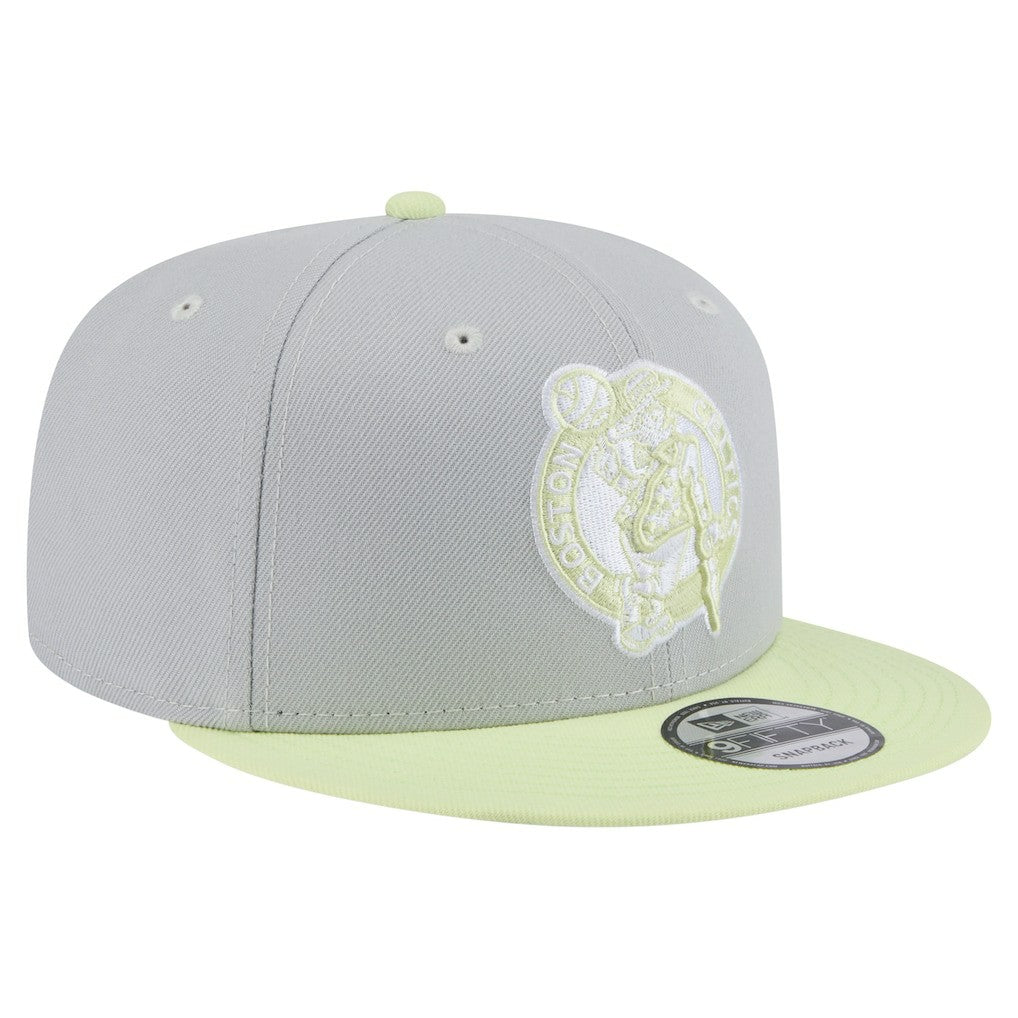 Boston Celtics Color Pack Two-Tone 9FIFTY Snapback Hat Gray/Light Green - NBA