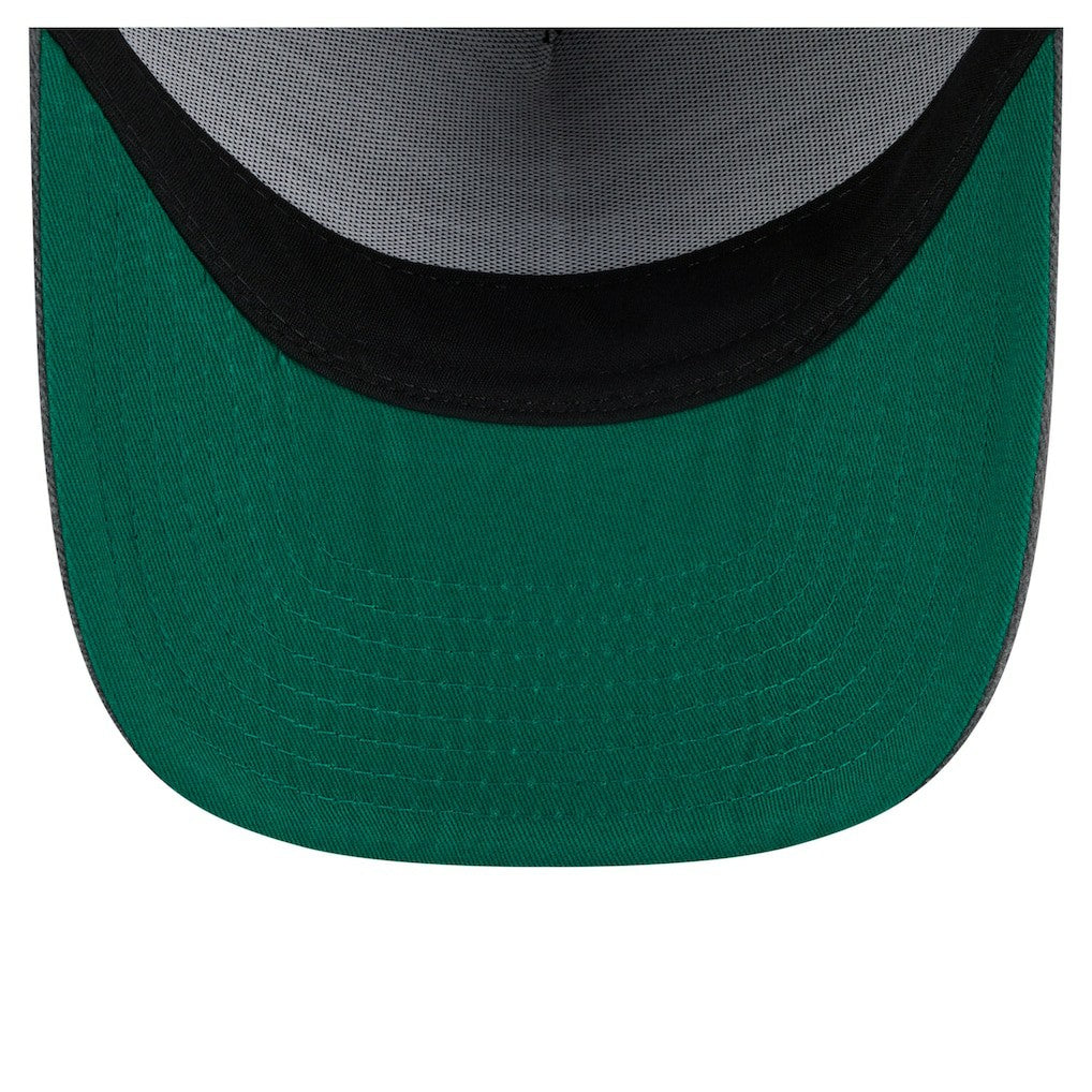 Dallas Mavericks Throwback Washed Pre-Curved 9FIFTY Snapback Hat Charcoal - NBA