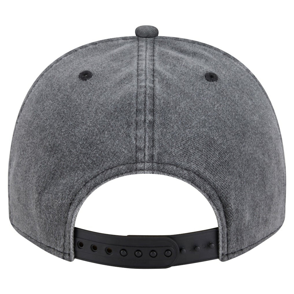 New Orleans Pelicans Throwback Washed Pre-Curved 9FIFTY Snapback Hat Charcoal - NBA