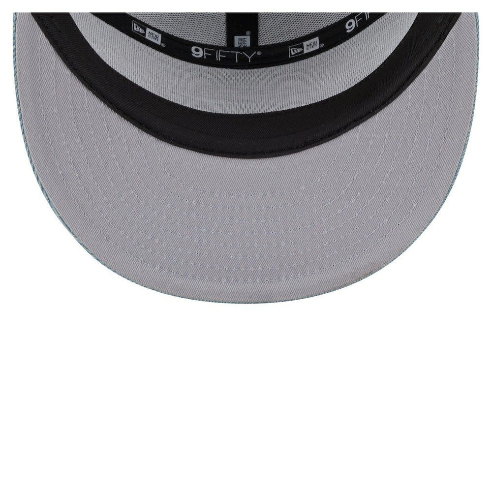 Boston Celtics Adventure Denim Split Panel 9FIFTY Snapback Trucker Hat - NBA