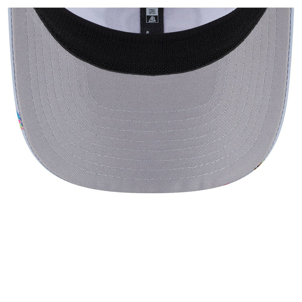 Atlanta Hawks Adventure Aloha Pattern 9SEVENTY Stretch-Snap Hat Light Blue/Gray - NBA