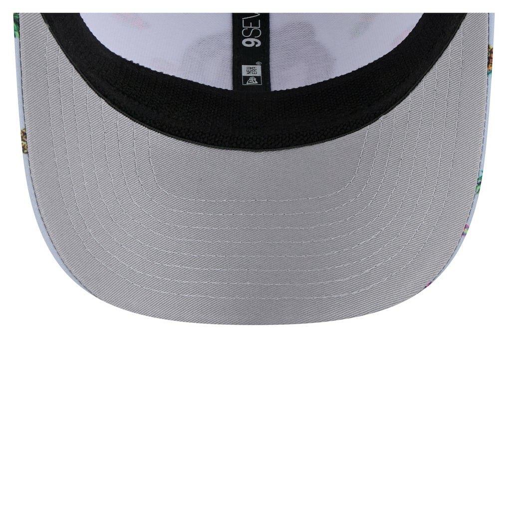 Boston Celtics Adventure Aloha Pattern 9SEVENTY Stretch-Snap Hat Light Blue/Gray - NBA