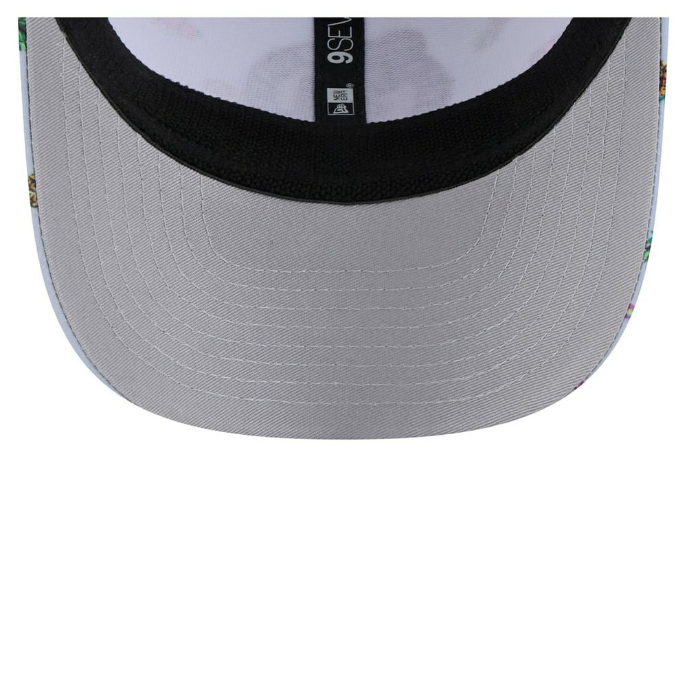 Boston Celtics Adventure Aloha Pattern 9SEVENTY Stretch-Snap Hat Light Blue/Gray - NBA