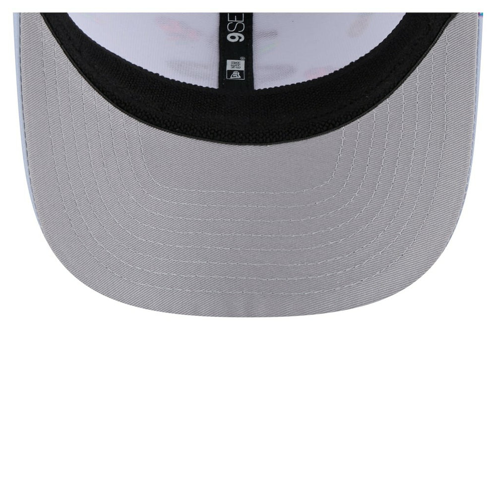 Houston Rockets Adventure Aloha Pattern 9SEVENTY Stretch-Snap Hat Light Blue/Gray - NBA