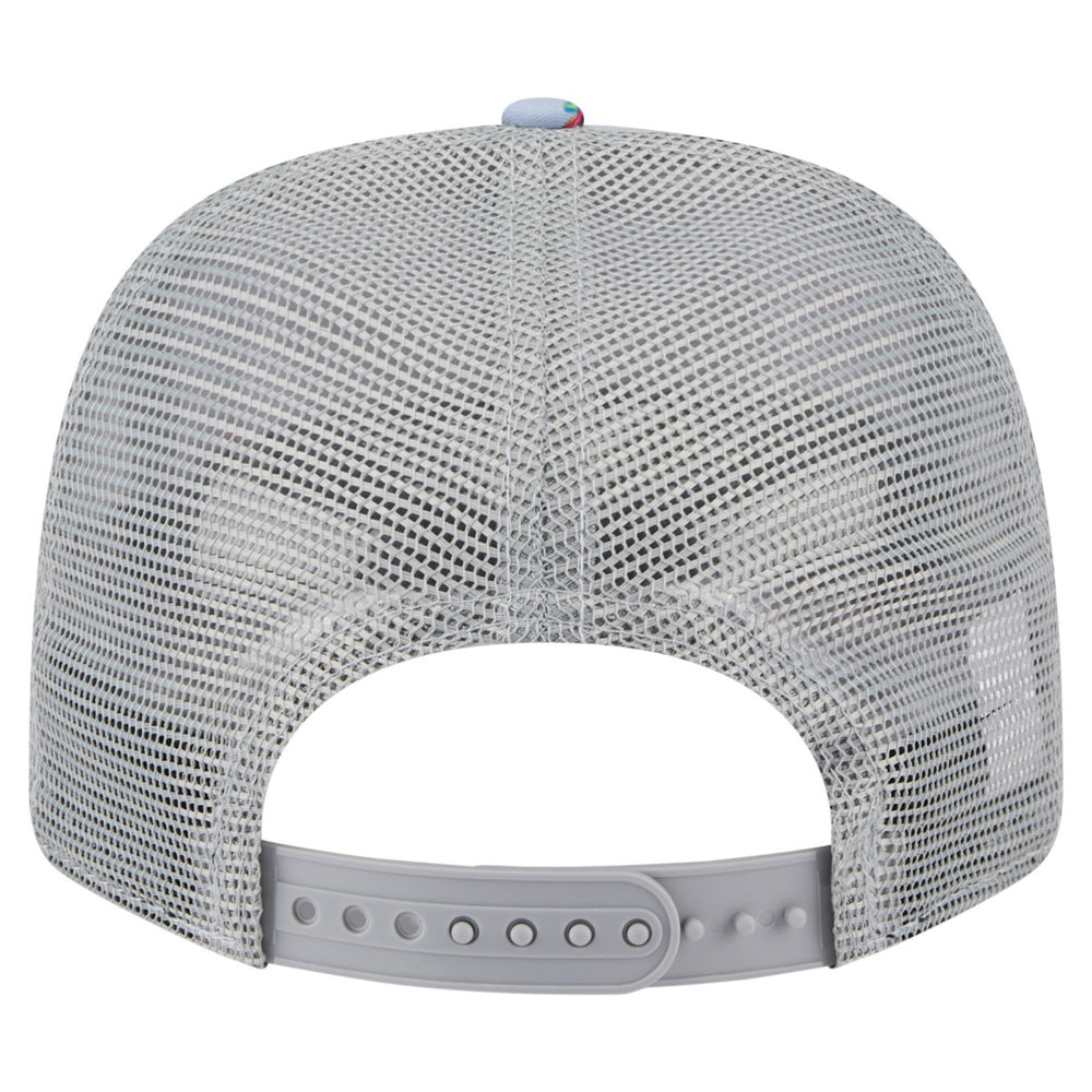Los Angeles Lakers Adventure Aloha Pattern 9SEVENTY Stretch-Snap Hat Light Blue/Gray - NBA
